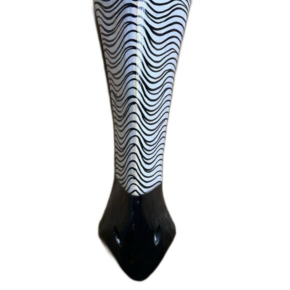 40” Wooden Wall Mask Tribal African Zebra Plaque Hanging Hand Carved Wood Decor - Picture 3 of 12